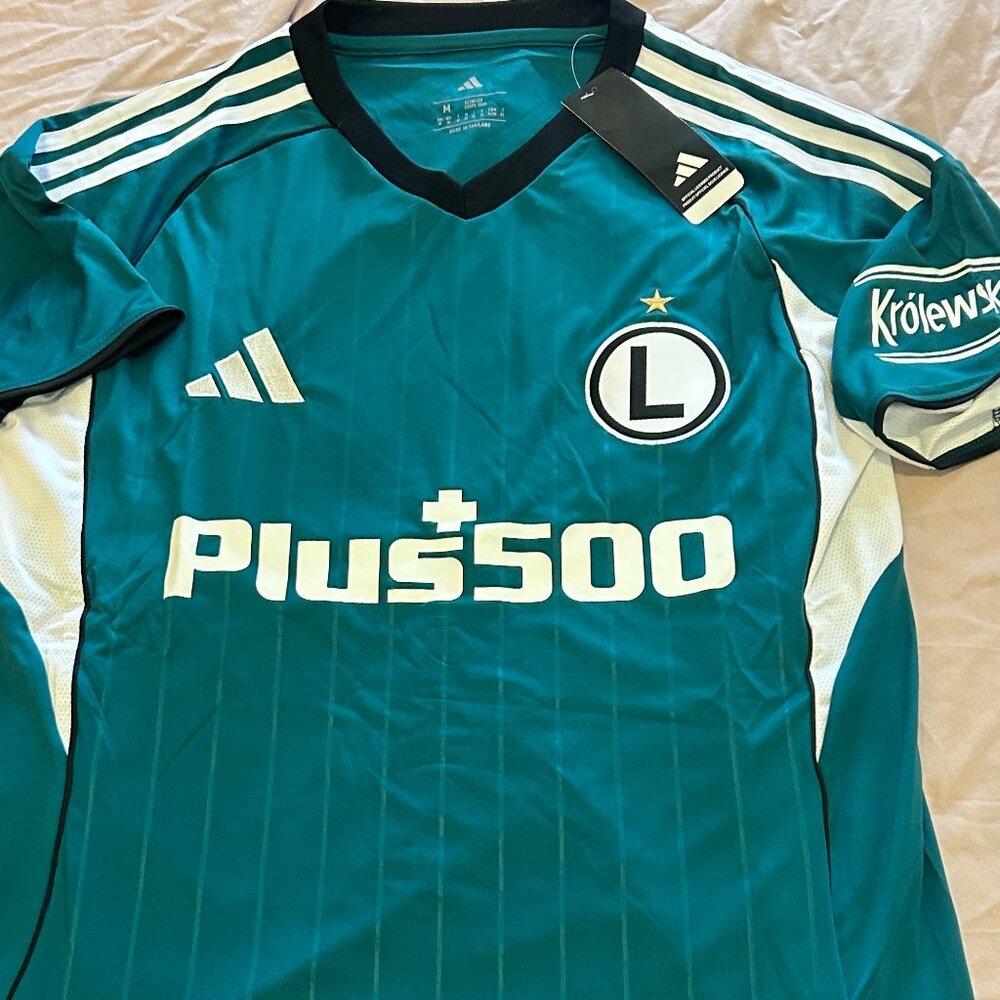 POLAND LEGIA WARSAW Men's JERSEY WARSZAWA Sz M,L,XL,2XL NWT by Adidas